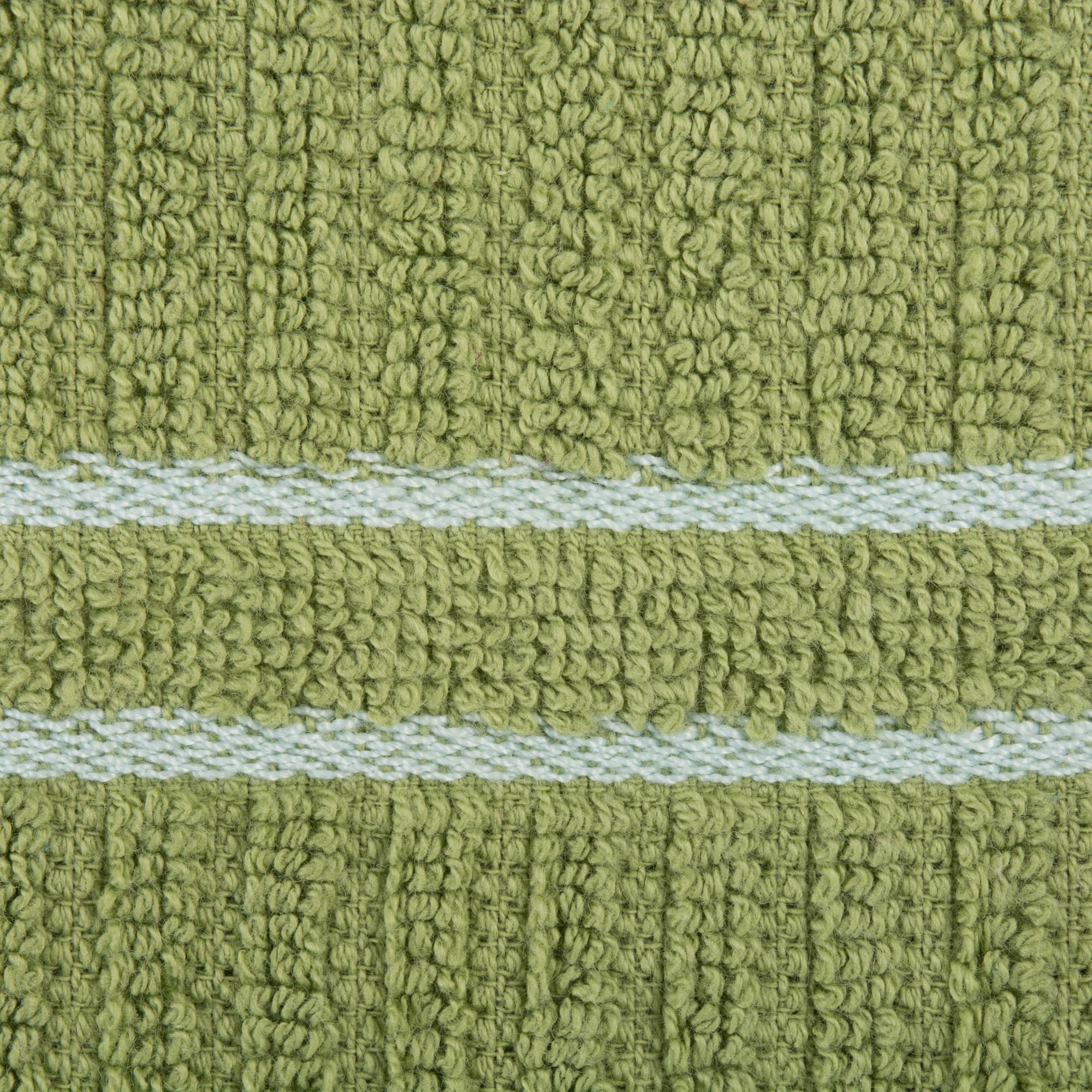 DII® Green Ribbed Terry Dishtowel & Dishcloth Set